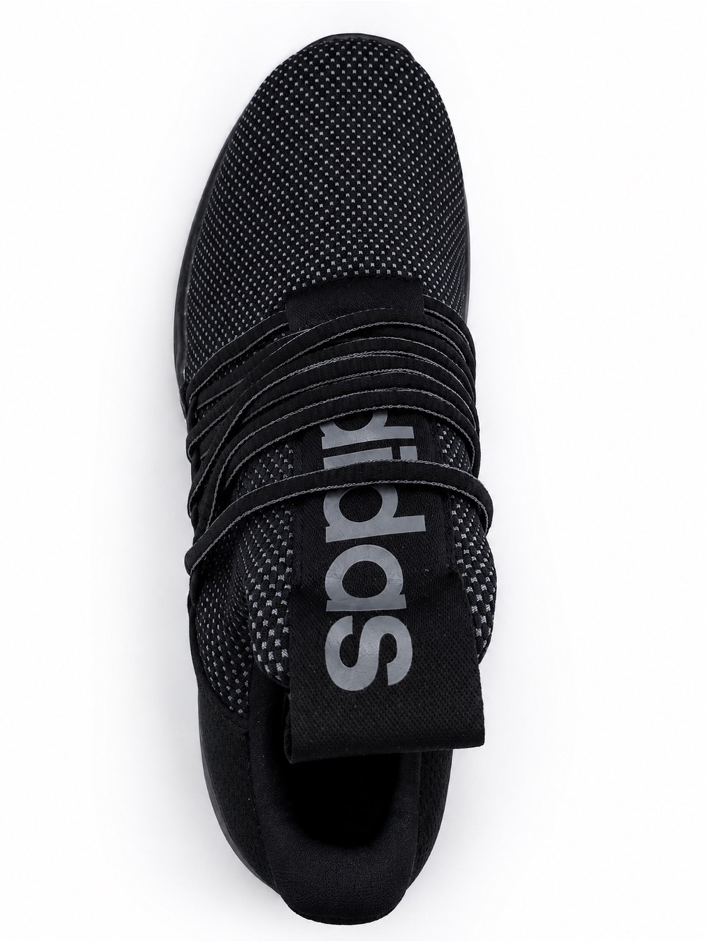 adidas Men’s Black Knit Lace-Up Sneakers